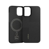 Benks Montage Magnētiskais Armor Air Kevlar viedtālruņa apvalks iPhone 16 - PC rāmis 600D+1500D (M063) - melns (m)