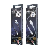 USB kabelis Remax RC-124a no USB-A uz USB-C 1,0 m melns