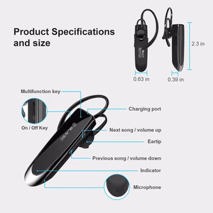 Blavec Bluetooth Headset Travel PL55 Multipoint (BHPL55-B) black