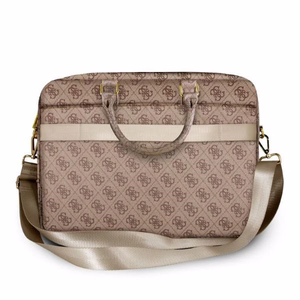 Сумка для ноутбука Guess 4G Uptown 16" - коричневая