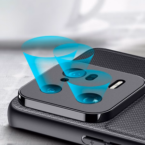 Dux Ducis Fino viedtālruņa apvalks Xiaomi 13 Pro ar silikona rāmi pelēks