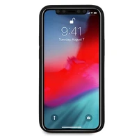 Viedtālruņa apvalks - iPhone 12 mini 5.4" - sarkans/sarkans ciets Saffiano