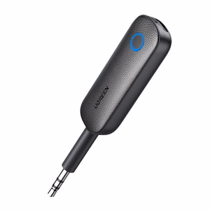 Ugreen Bluetooth uztvērējs-raidītājs mini jack 3.5 mm melns (CM403)