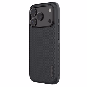 Nillkin Super Frosted Shield Pro Magnētiskais viedtālruņa apvalks saderīgs ar MagSafe iPhone 17 Pro - melns