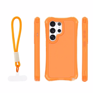 Safepop maciņš ar siksniņu priekš Samsung Galaxy S26 Ultra oranžs