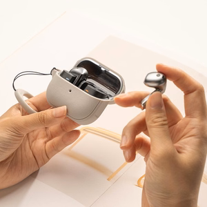 Ringke Onyx Magnētiskais apvalks Samsung Galaxy Buds 3 / 3 Pro austiņām - pelēks