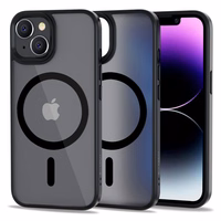 Tech-Protect MagMat Magnētiskais iPhone 14 viedtālruņa apvalks - matēts melns