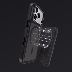 Benks Magnetic Mist Case Metal Frame (A069) для iPhone 17 Pro серый (Camera Control Button)