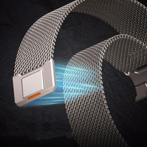 TECH-PROTECT MILANO VANGUARD APPLE WATCH 8 / 9 / 10 / 10 / 11 / SE / ULTRA (44 / 45 / 46 / 49 MM) TITĀNA KRĀSĀ