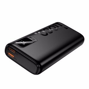 Portatīvais lādētājs Hoco 10000 mAh QC PD 2A 22,5W J158 Pro melns