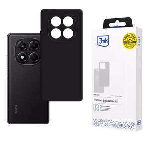 3mk Matt Case viedtālruņa apvalks Xiaomi Redmi Note 14 Pro 4G - matēts melns