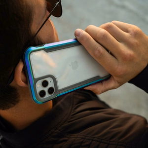 Raptic X-Doria Shield viedtālruņa apvalks iPhone 14 Pro Max ar bruņotu melnu pārklājumu
