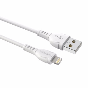 Borofone kabelis BX51 Triumph - USB uz Lightning - 2,4A 1 metrs balts