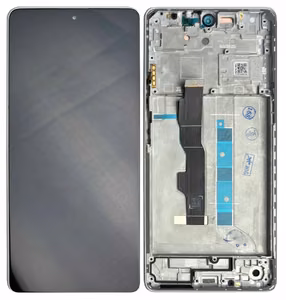 LCD screen Xiaomi Redmi Note 13 5G ar touch screen ar frame Arctic Balts original (service pack)