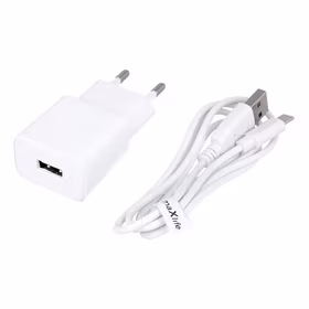 Maxlife MXTC-01 lādētājs 1x USB 1A + USB-C kabelis