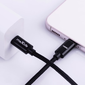Maxlife MXUC-12 kabelis USB-C - USB-C 2,0 m 100W melns