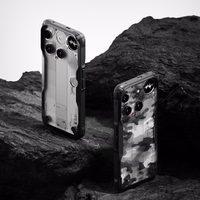 Ringke Fusion X viedtālruņa apvalks Nothing Phone 3 - pelēks un melns