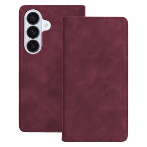 Smart Suede maciņš priekš Samsung Galaxy S26, bordo