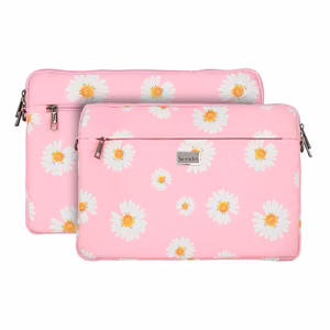 Wonder Sleeve Laptop 15-16 inches Pink Daisies