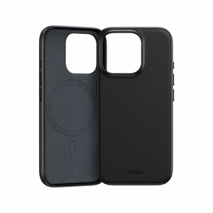 Benks Magnētiskais Vita Pro Silikona viedtālruņa apvalks (A069) Iphone 17 Pro melns (Kameras vadības poga)