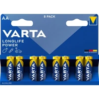 VARTA sārma baterija R6 (AA) Longlife Power, 8 gab.