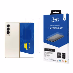 3mk FlexibleGlass™ hibrīdais stikls uz Samsung Galaxy Z Fold 4 (priekšējais)