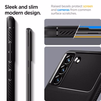Spigen Rugged Armor viedtālruņa apvalks Samsung Galaxy S21 FE - matēta melna