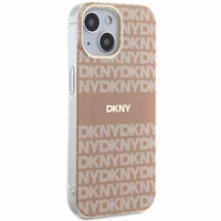 DKNY IML Mono un svītras Magnētiskais viedtālruņa apvalks iPhone 15 / 14 / 13 - rozā