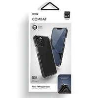 Uniq Combat viedtālruņa apvalks iPhone 12 Pro Max - melns