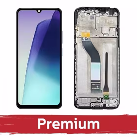 LCD displejs saderīgs ar Xiaomi Redmi 14C 4G / Poco C75 melns ar rāmi OEM