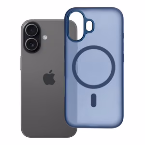 Maciņš iPhone 17 Flexline Mag Cover, saderīgs ar MagSafe, tumši zils