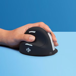 MOUSE USB OPTICAL WRL/L. BLK RGOHELELAWL R-GO TOOLS