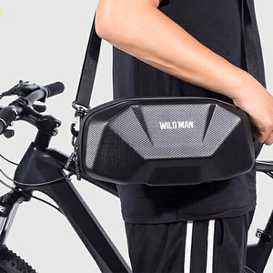 WILDMAN ceļojumu soma velosipēda stūrei ar rāvējslēdzēju, 3,5L, X9, melna
