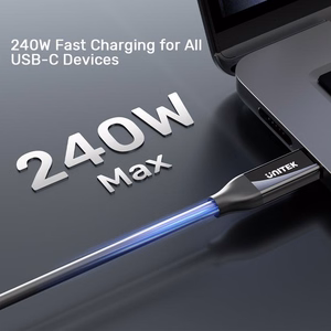 UNITEK USB-C 4.0 PD 100W 40 GBPS 8K 2M kabelis