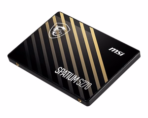 MSI SPATIUM S270 960GB SSD Disks SATA 3D NAND 2.5" Lasīšana 500MB/s Rakstīšana 450MB/s