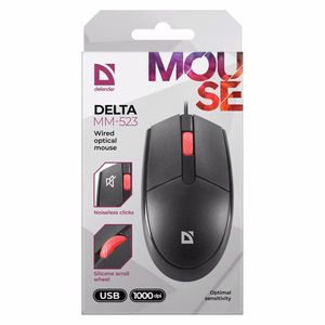 DEFENDER DELTA MM-523 optiskā pele melna