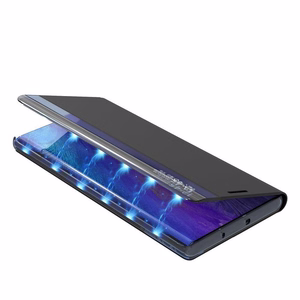 New Sleep Case viedtālruņa apvalks ar statīva funkciju Samsung Galaxy A73 melns