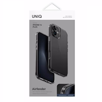 Uniq Air Fender viedtālruņa apvalks iPhone 16 Plus - pelēks
