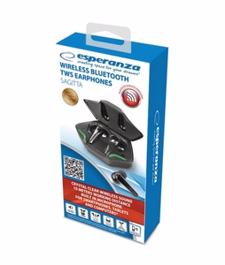 Esperanza EH231K headphones/headset Wireless In-ear Calls/Music Micro-USB Bluetooth melns