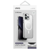 Uniq LifePro Xtreme Magclick Charging viedtālruņa apvalks iPhone 14 Pro Max - caurspīdīgs