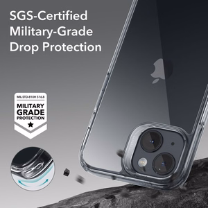 ESR Ice Shield viedtālruņa apvalks iPhone 15 Plus - caurspīdīgs