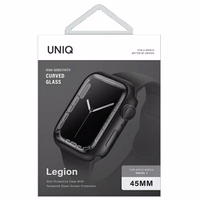 Uniq viedtālruņa apvalks Legion Apple Watch Series 7/8/9 45mm melns