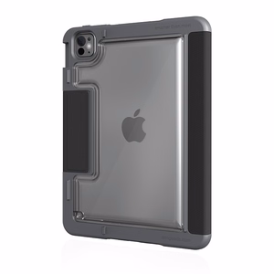 STM Dux Plus izturīgs atverams vāciņš ierīcei iPad Pro 11" M5 (2025) / M4 (2024), melns