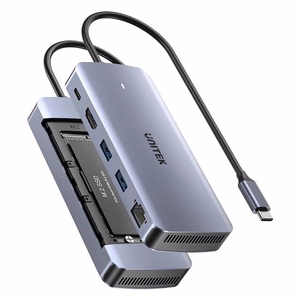 UNITEK aktīvs USB-C sadalītājs 10Gbps, M.2, HDMI, PD 100W