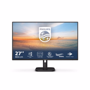 Philips 1000 series 27E1N1100A/00 monitors 68,6 cm (27") 1920 x 1080 pikseļi Full HD LCD melns