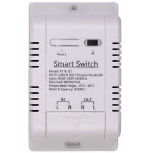 Умное реле TUYA с внешним датчиком температуры, Wi-Fi, RF, 16A, AC 85-250V