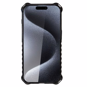 Audi IML Sport Magnētiskais viedtālruņa apvalks iPhone 15 Pro 6.1" melns/melns cietais apvalks AU-IMLMIP15P-RSQ/D2-BK