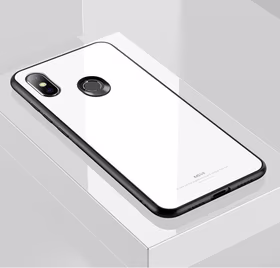 MSVII Rūdīta stikla maciņš priekš Xiaomi Mi 8 SE balts