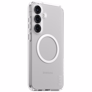 CARE by PanzerGlass Flagship Urban Combat White QI viedtālruņa apvalks Samsung Galaxy S25+ - caurspīdīgs
