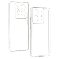 Īpaši plāns 1mm viedtālruņa apvalks Motorola Edge 50 Pro 5G caurspīdīgs